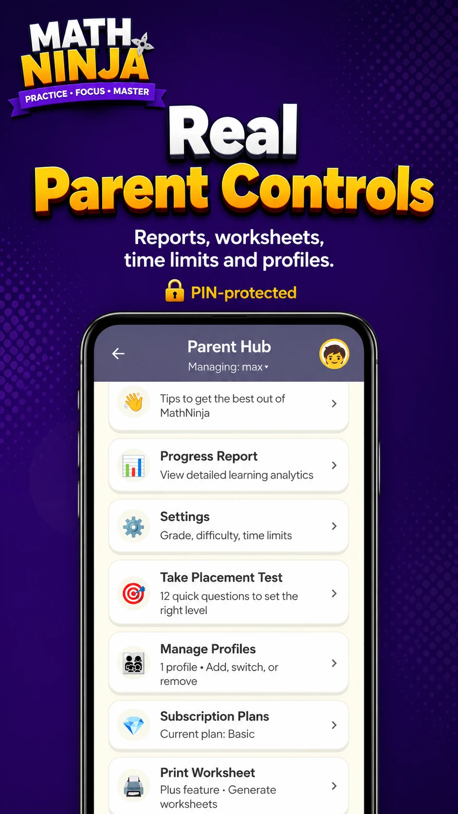 Math Ninja: Kids Math Games screenshot